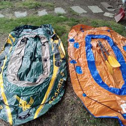 Two Rafts 2 person And 4 Person Raft For Sale 80