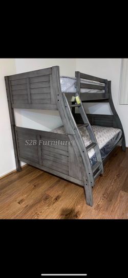 Twinfulll grey Bunkb3d with orthopedic Matres!!!!