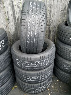 235/50/17 Michelin energy save a/s, set if 4, 70% tread , 7/32, great condition $225 for 4 tires .