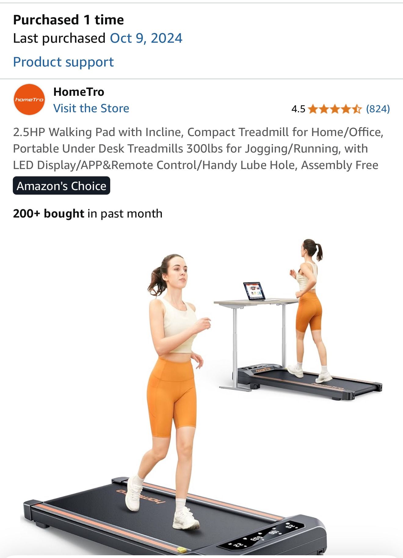 Walking Treadmill in Box