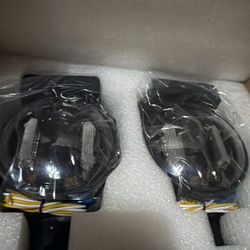 RoadandLord 4 Inch Round LED Fog Lights for 2018-2025 Wrangler JL