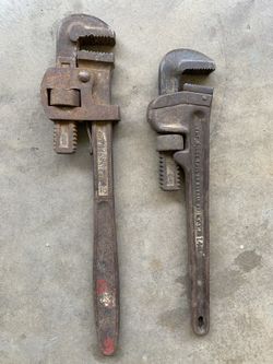 2 Heavy Duty Adjustable Wrenches