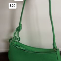 Green shoulder Bag