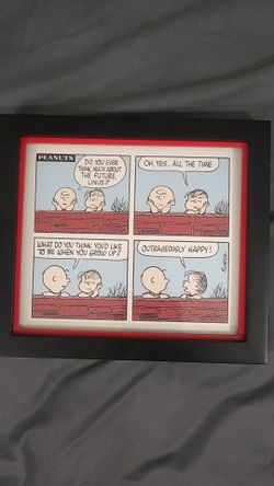 2010 PEANUTS HALLMARK 9 INCH PICTURE