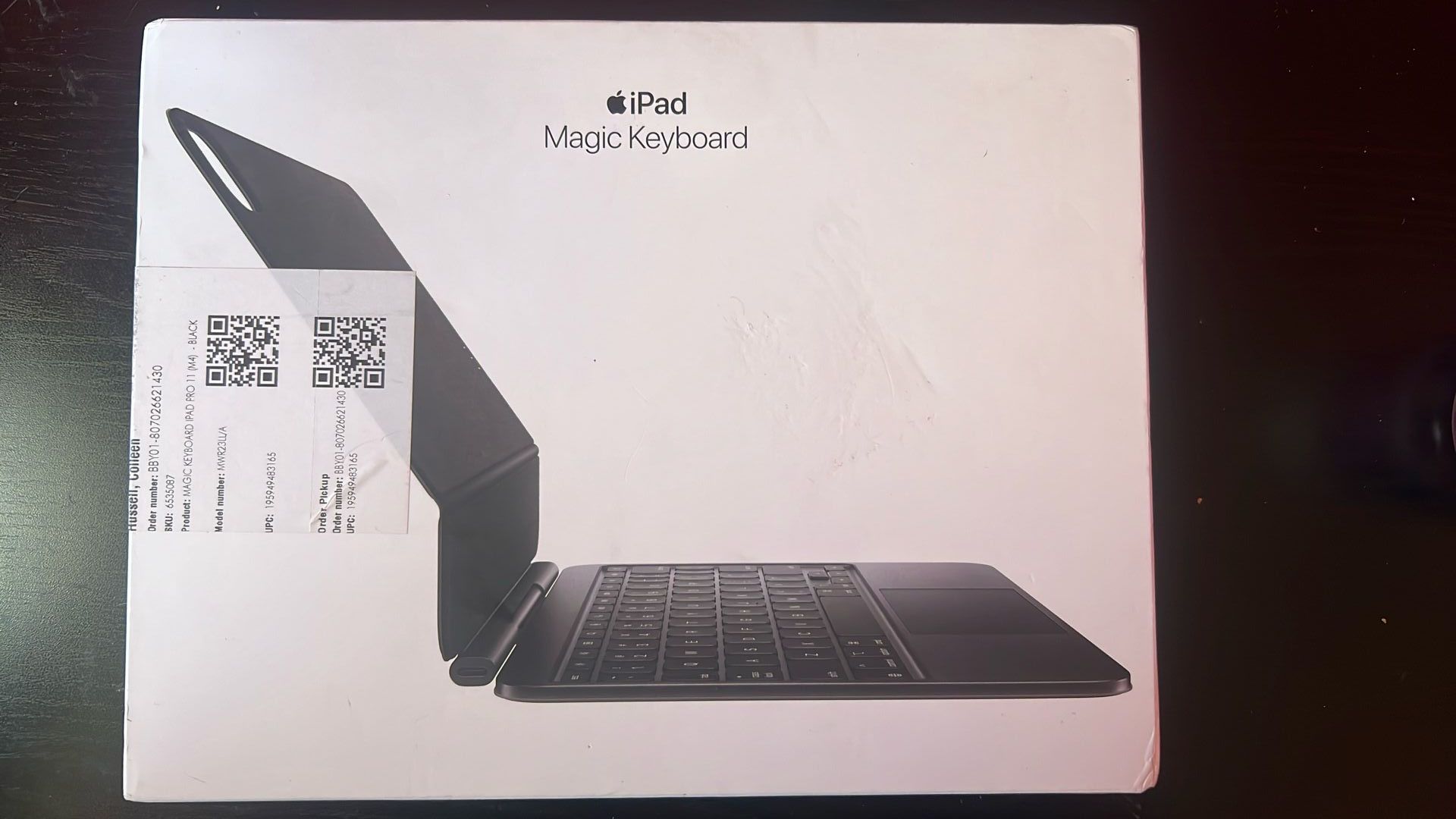Apple Magic Keyboard for iPad Pro 11” (M4) — Like New, In Box