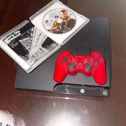 Playstation 3 (PS3) With Grand Theft Auto 5 And Controler