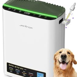 Jafända Air Purifier for Home Large Room Bedroom Up to 1226 Ft', True HEPA Filter with PM2.5 Display & 20dB Sleep Mode, Removes Pet Hair, Odor, Dust, 