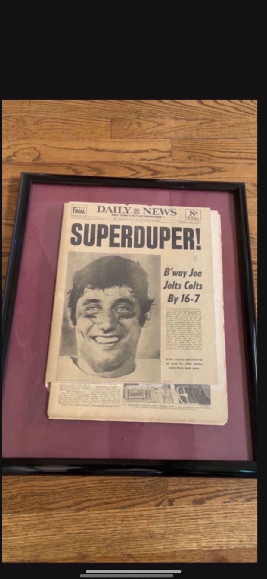 NEW YORK DAILY NEWS JETS VICTORY 