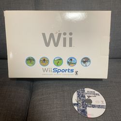 Wii Console CIB With smash Brawl Disc 