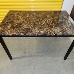 Faux Marble Dining Room Table 