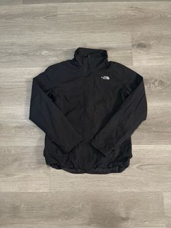 North Face Women’s Black Winter Ski Zip Up Windbreaker Jacket