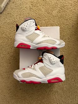 Size 11 (Pre owned, comes with original box) - Air Jordan 6 retro hare