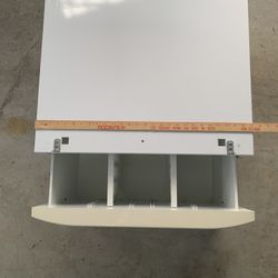 Laundry Pedestal with Storage Drawer