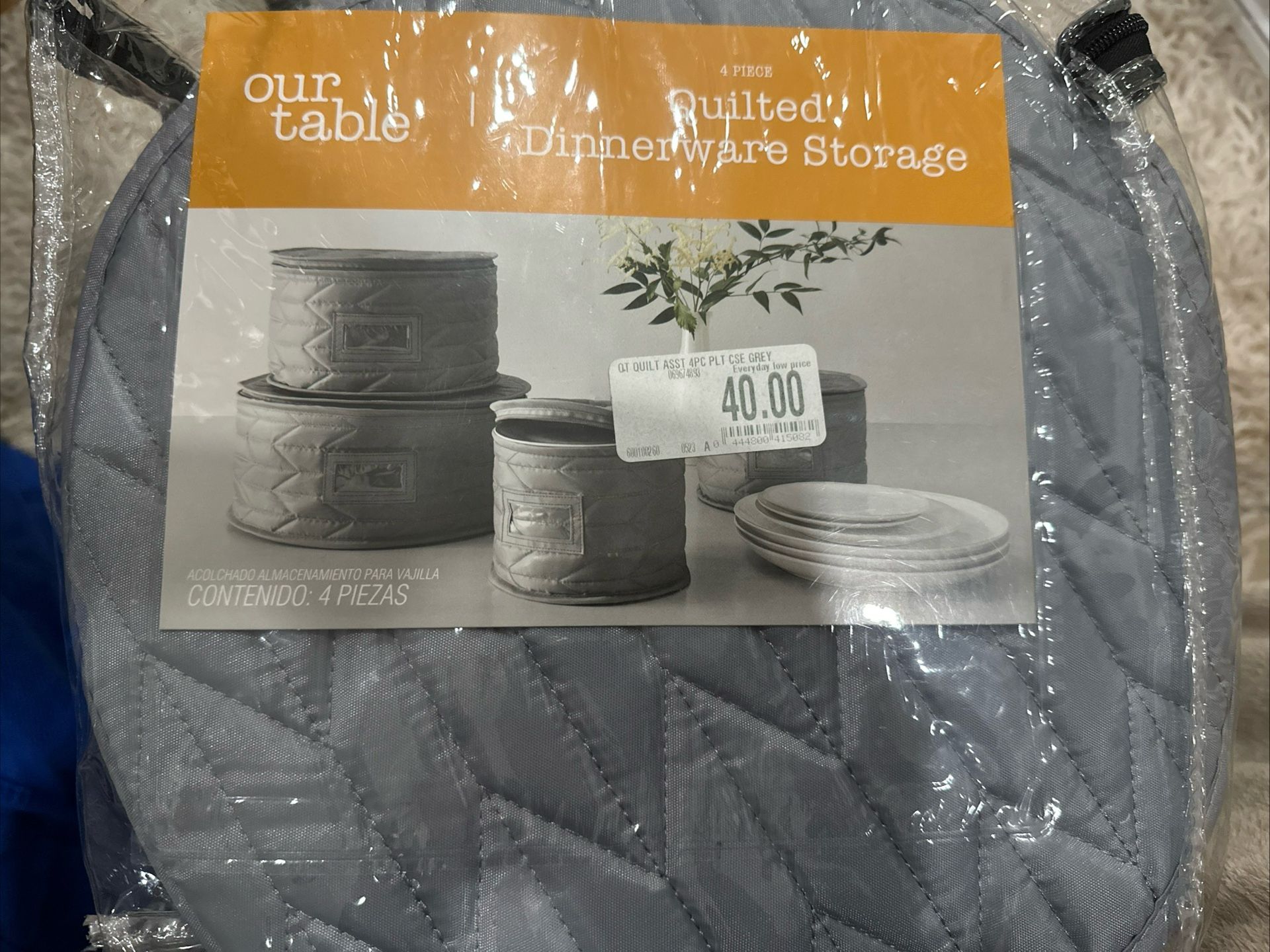 Quilted Dinnerware Storage – 4 Piece