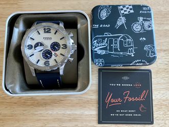 New Never Used FOSSIL JR1480 Mens Chronograph Watch