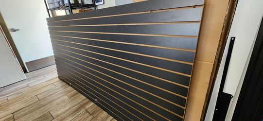 Slat Wall Panel Display