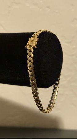 14K Miami Cuban link bracelet