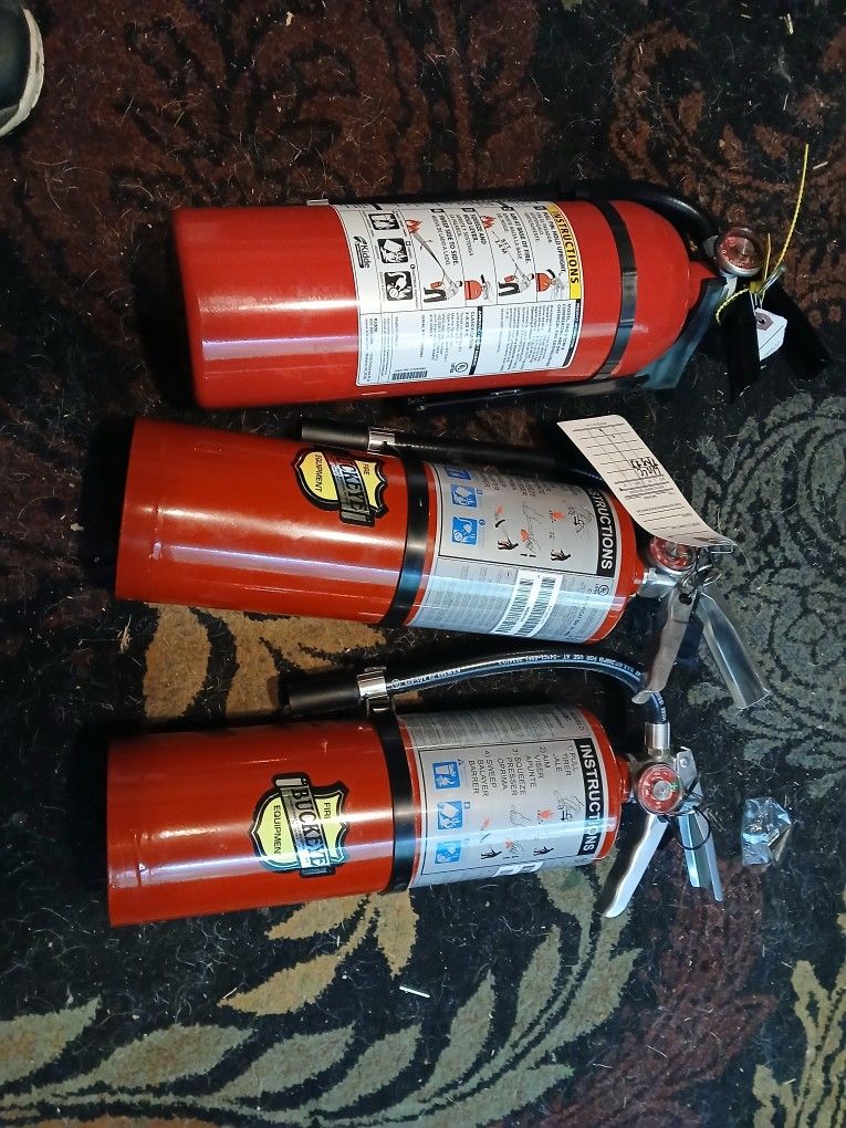 3 Up To Date Fire Extinguishers