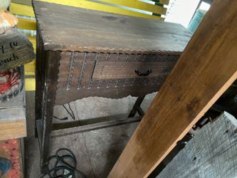 Old entryway table