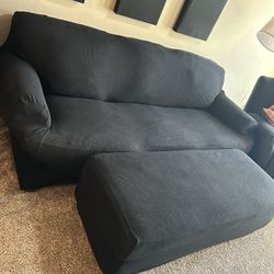 FREE - VERY Comfortable Couch + Pull Out Bed + Ottoman