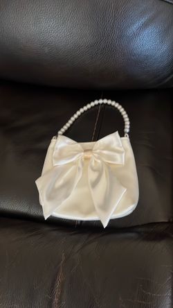 White mini purse