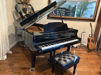 Baby grand piano