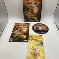 Avatar Last Airbender  Sony PlayStation 2 PS2 Black Label Game Complete W Manual