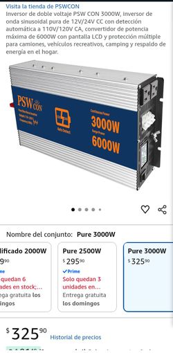 power inverter camping RV INVERSOR de voltaje