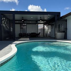 Aluminum Terrace, Pergola, Patio Cover and Screen Enclosure