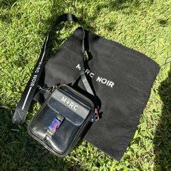 M+RC NOIR BLACK TRANSPARENT “GHOST” PVC BAG