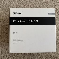 Sigma 12-24mm F4 DG Art