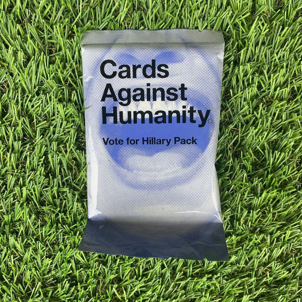 Cards Against Humanity Vote For Hillary Pack