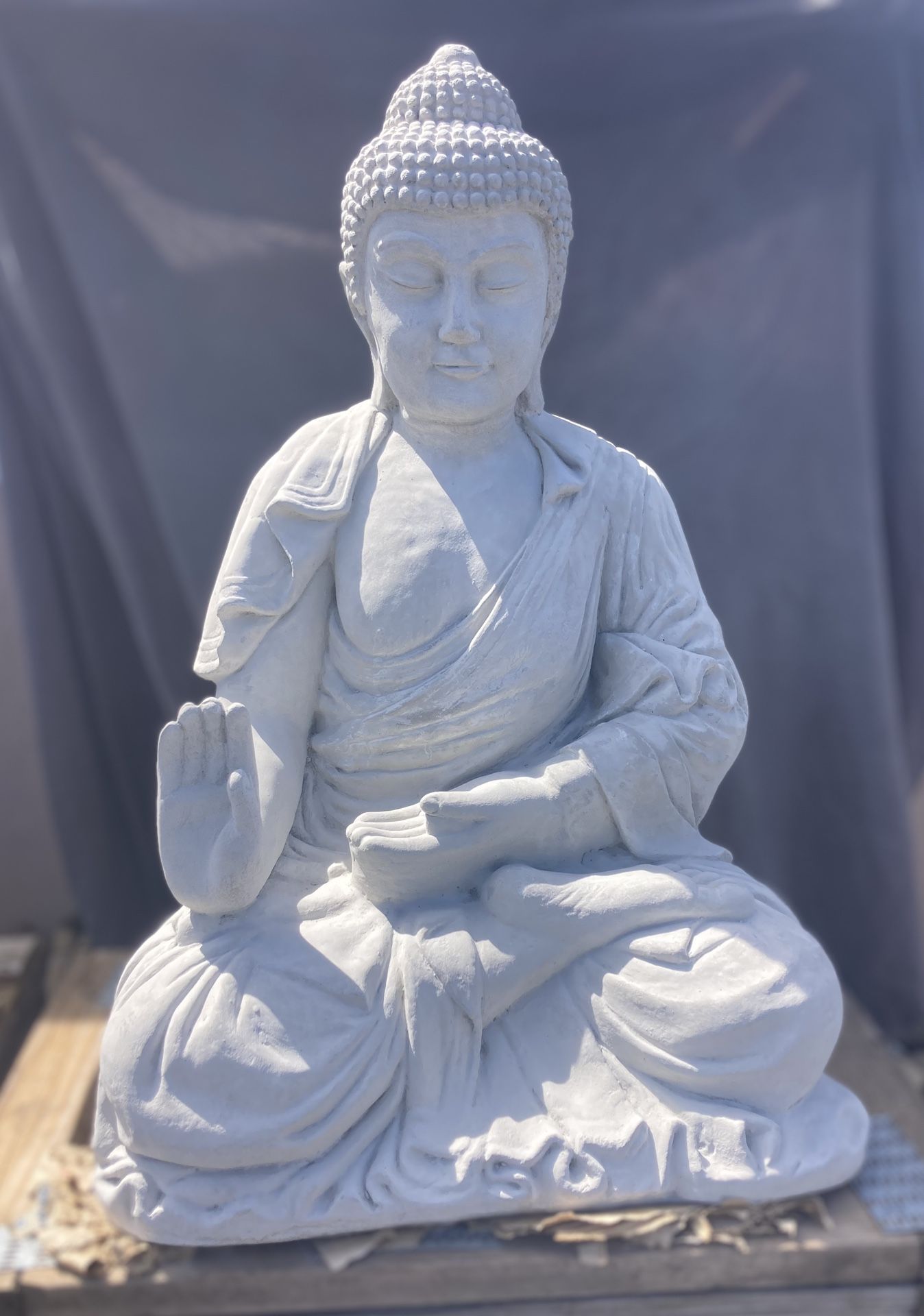 Buddha Statue very large 39”/ natural