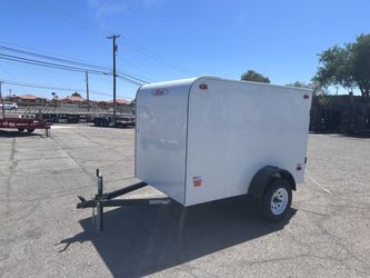 New 5 x 8 enclosed trailer