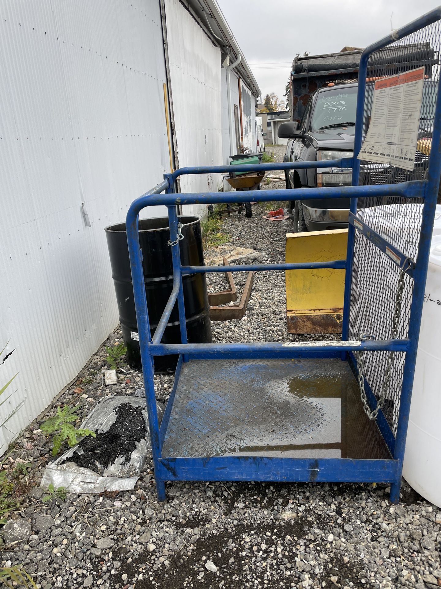 Man Lift Attachment - Forklift Bobcat