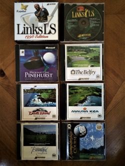 Vintage Golf PC Computer Games