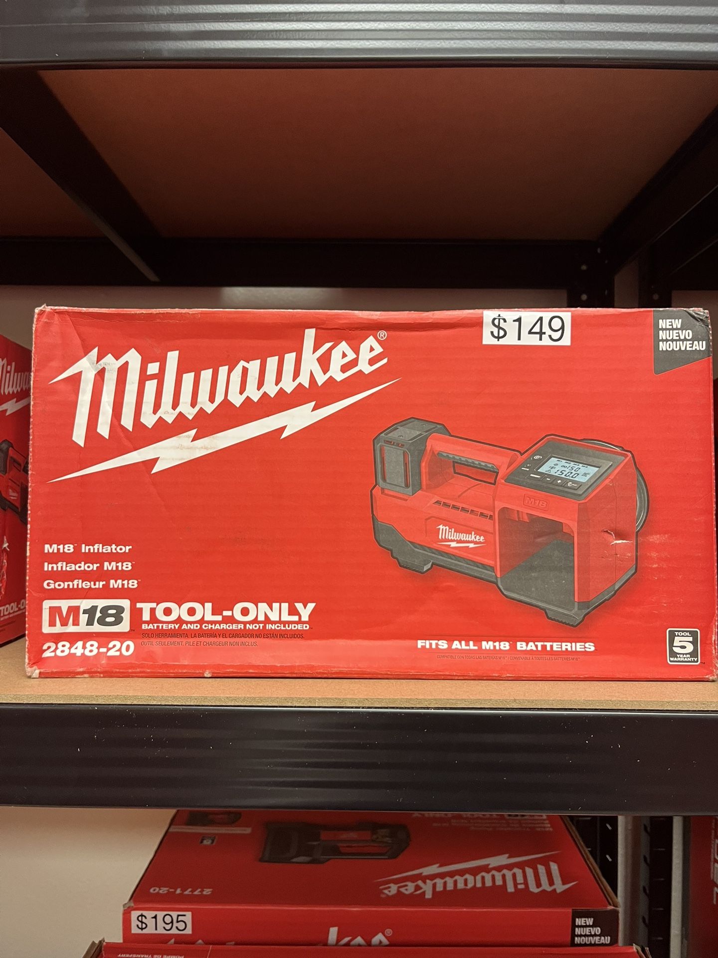 Milwaukee M18 Inflator