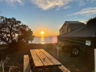 Off Road tent trailer with Roof Top Tent  great for camping-