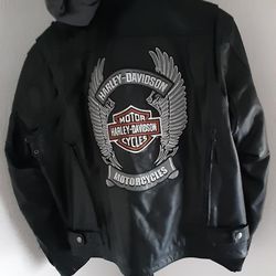 Harley Davidson Leather Jacket     X-Large