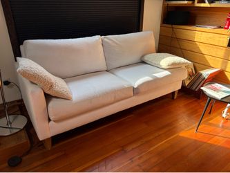 Sofa day bed white pampas