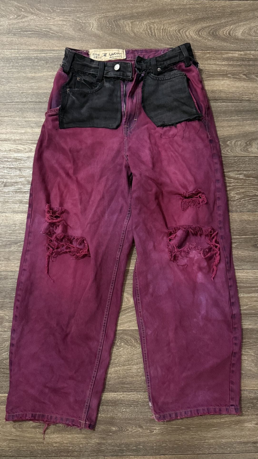 Custom Dyed Zara Jeans