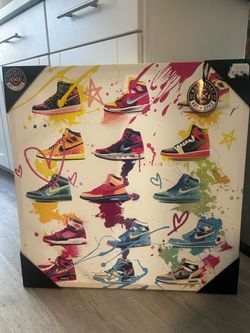 Sneaker Wall Art