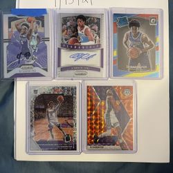 DeAARON FOX CARD LOT 