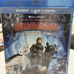 How to Train Your Dragon. The Hidden World BLU-RAY+ DVD+ Digital