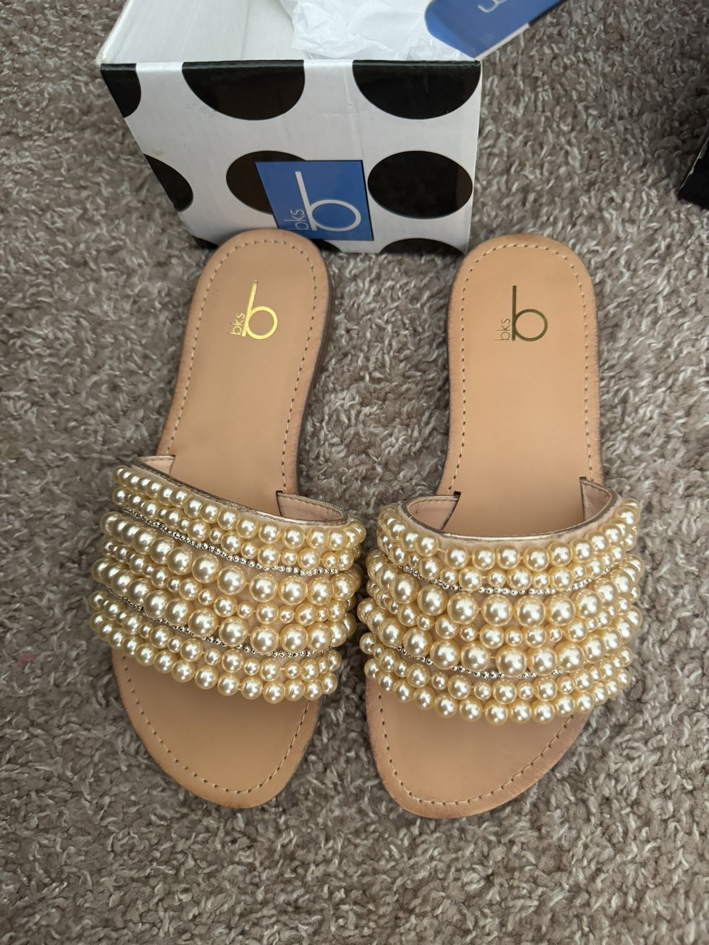 Pearl Flat Sandals