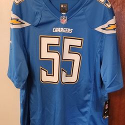 New San Diego Chargers Junior Seau #55 Jersey (XL)