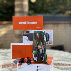 Portable Bluetooth Speaker *Camo*Radio Function*Waterproof*TG117*HIFI Stereo*Outdoor