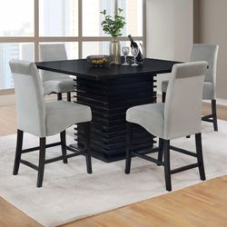 NEW 5 PC Counter Height Table Chairs Dining Room $10 DOWN
