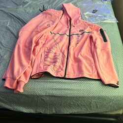 Pink Nike Tech Suit **RARE**