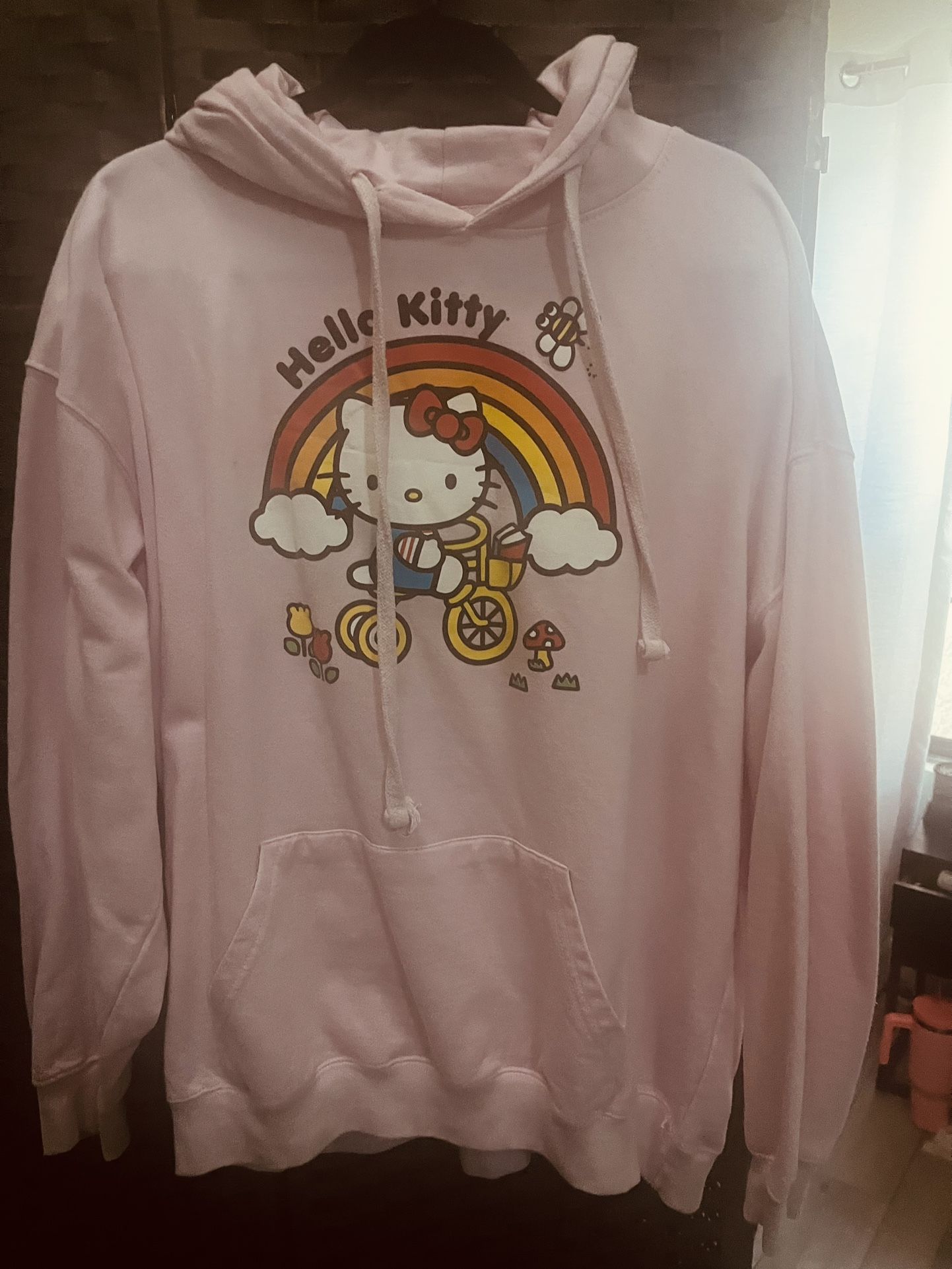 Hello Kitty New Hoodie. Xl Pink